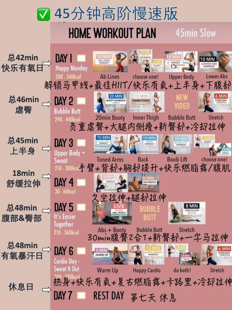 减脂塑形训练